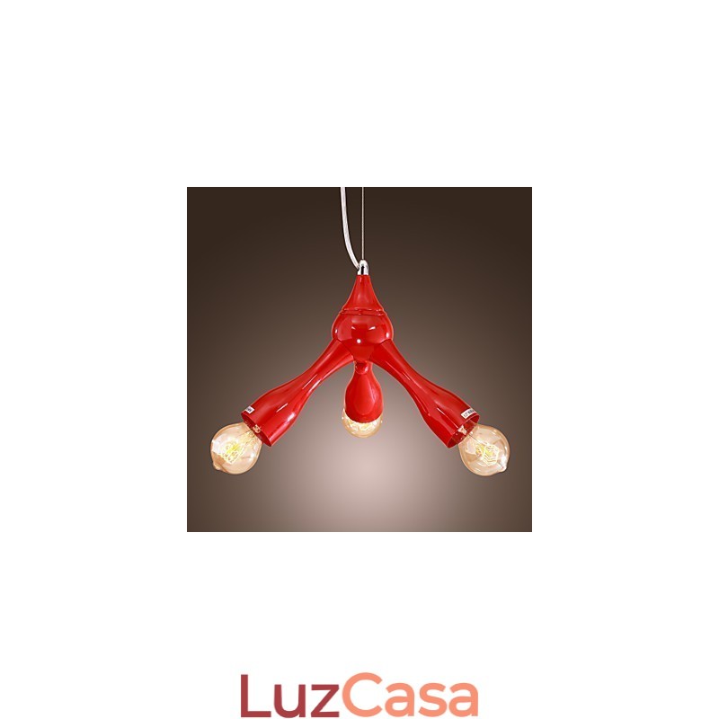 Luminária de teto com 3 luzes