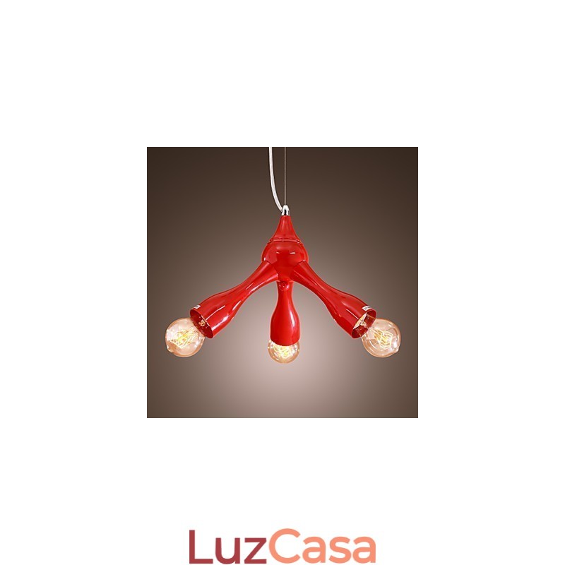 Luminária de teto com 3 luzes