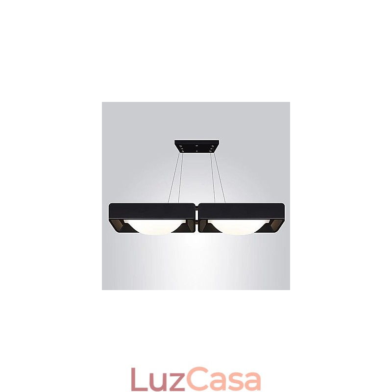 Luminárias pendentes 2 luzes modernas simples artísticas