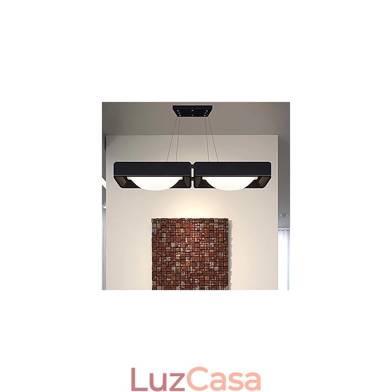 Luminárias pendentes 2 luzes modernas simples artísticas