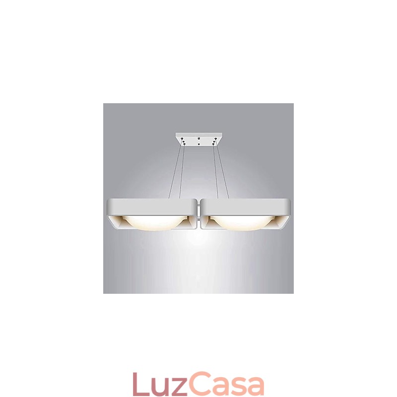 Luminárias pendentes 2 luzes modernas simples artísticas