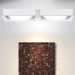 Luminárias pendentes 2 luzes modernas simples artísticas