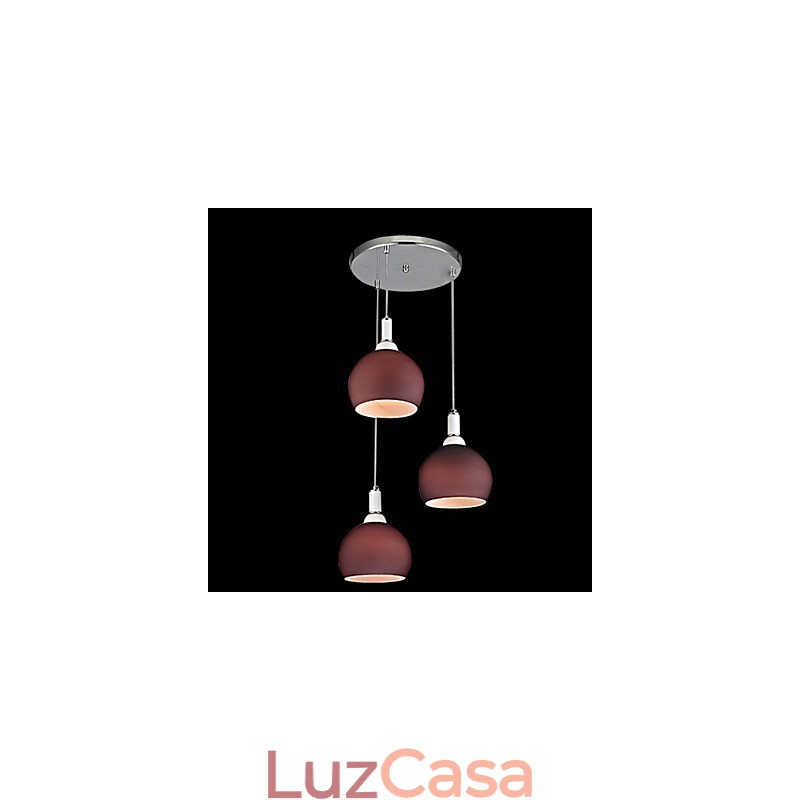 Luminária pendente galvanizada estilo mini contemporâneo moderno