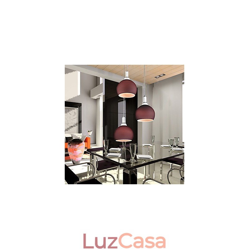 Luminária pendente galvanizada estilo mini contemporâneo moderno
