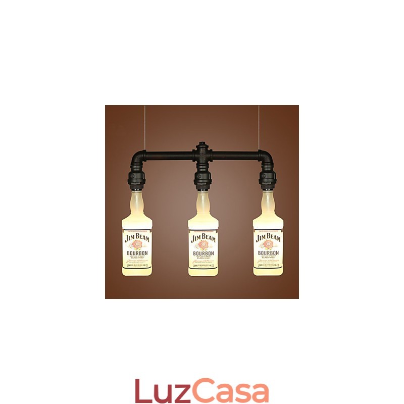 Garrafa de vidro de shopping Garrafa Droplight