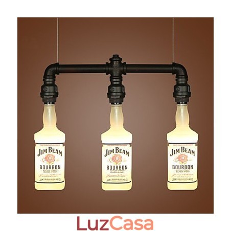 Garrafa de vidro de shopping Garrafa Droplight Garrafa de vidro de shopping Garrafa Droplight