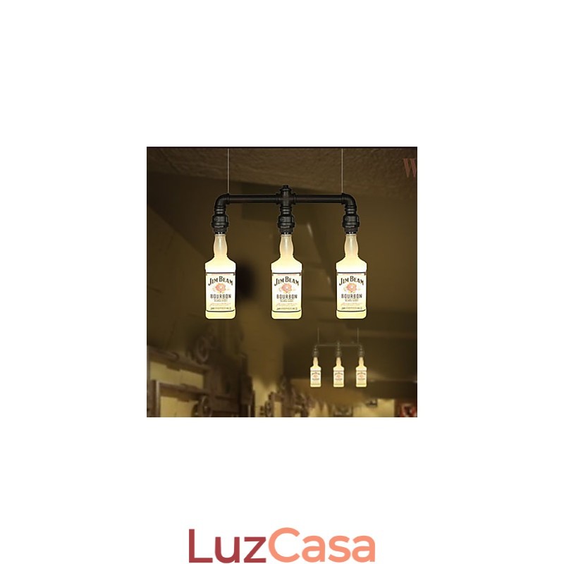 Garrafa de vidro de shopping Garrafa Droplight