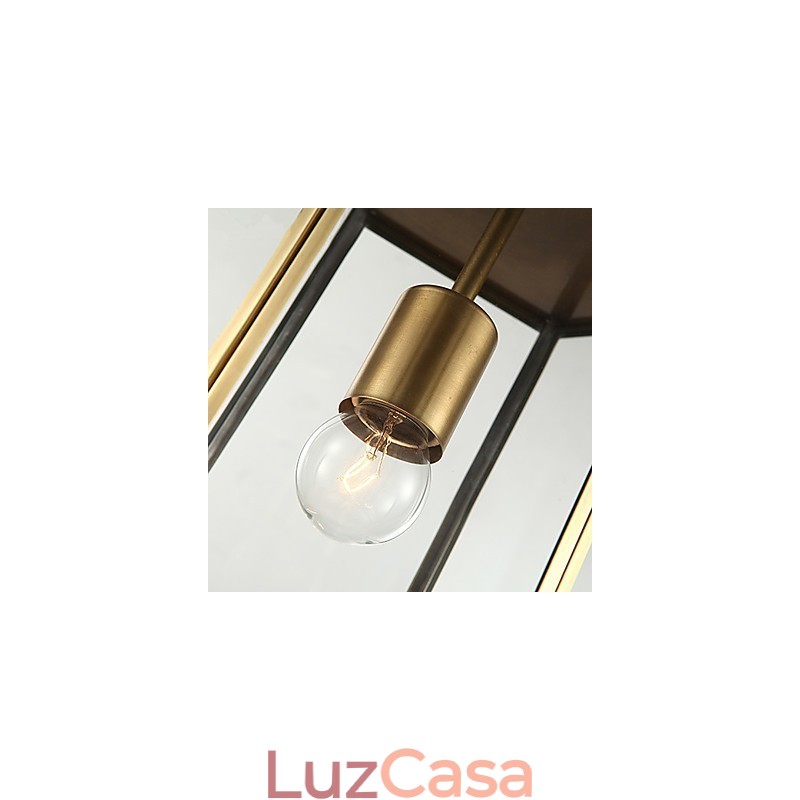 Luminárias pendentes Cristal Mini Estilo Tradicional Clássico Metal