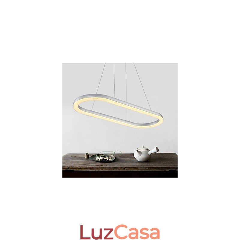 Luminárias pendentes modernas contemporâneas de alumínio