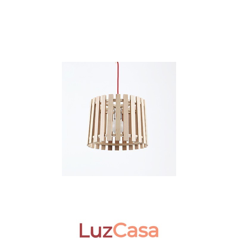 Luminárias pendentes estilo mini moderno contemporâneo madeira