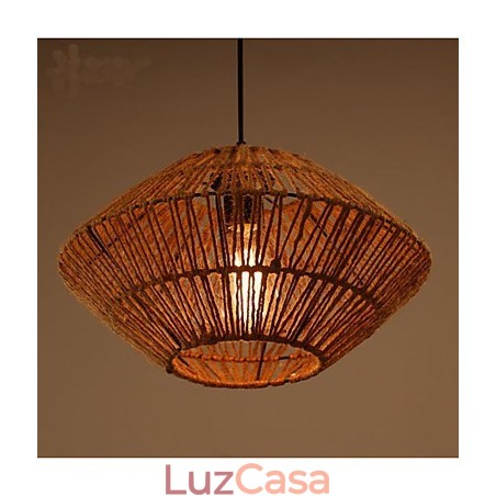 O lustre de corda trançada à mão Americange O lustre de corda trançada à mão Americange