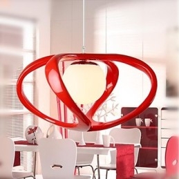 Luminárias pendentes modernas contemporâneas de resina