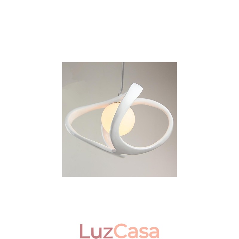 Luminárias pendentes modernas contemporâneas de resina