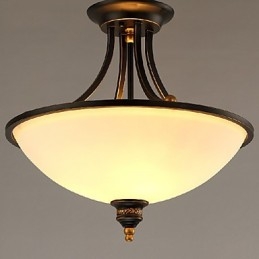 Lustre de metal galvanizado estilo mini contemporâneo moderno