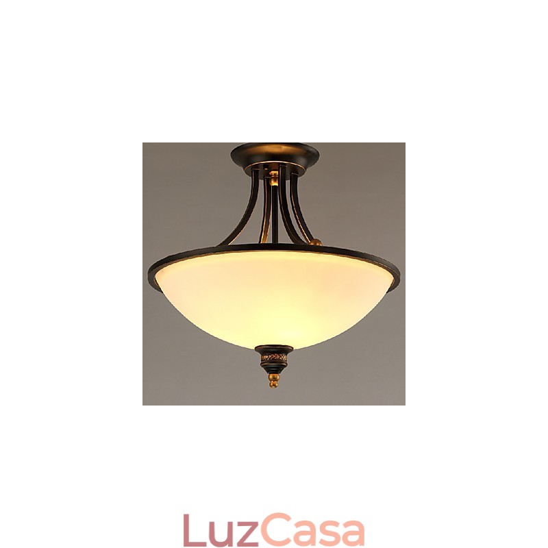 Lustre de metal galvanizado estilo mini contemporâneo moderno