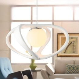 Luminárias pendentes modernas contemporâneas de resina