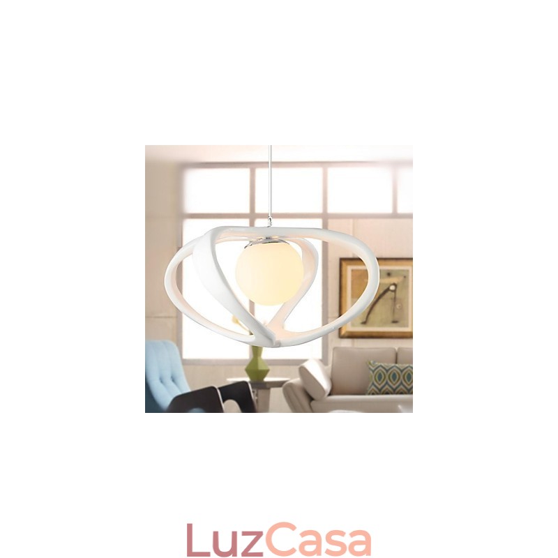 Luminárias pendentes modernas contemporâneas de resina