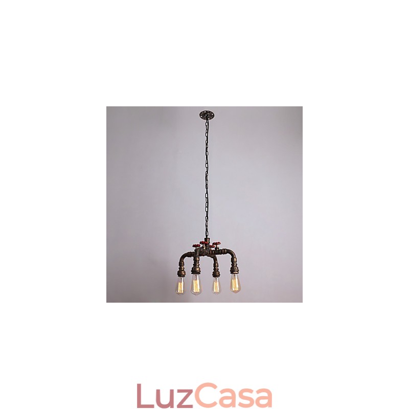Cachimbo de água Retro 4Light Pintura Pingente