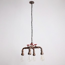 Cachimbo de água Retro 4Light Pintura Pingente
