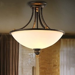 Lustre de metal galvanizado estilo mini contemporâneo moderno