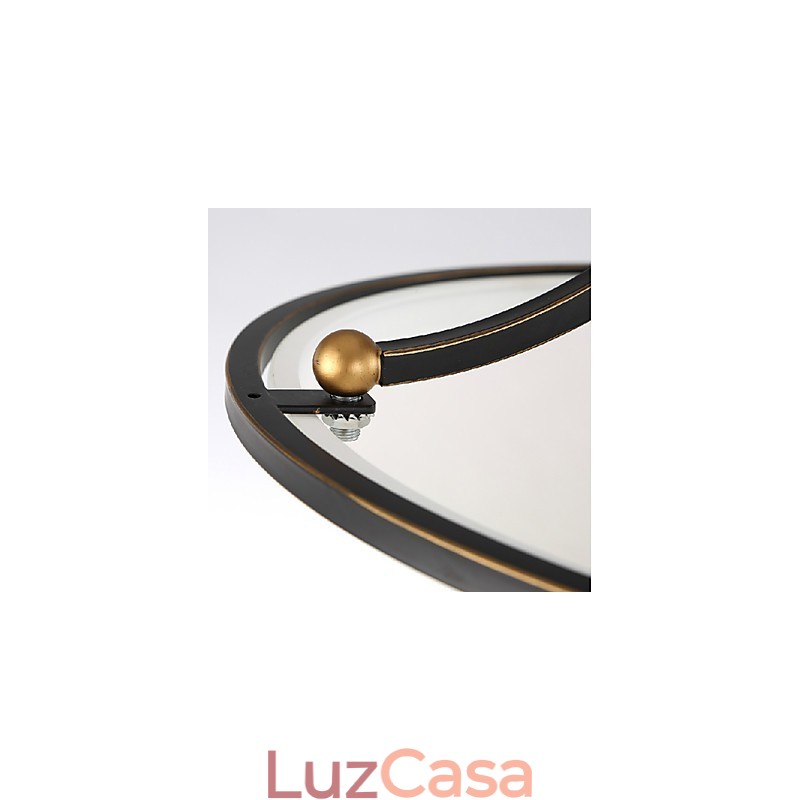 Lustre de metal galvanizado estilo mini contemporâneo moderno