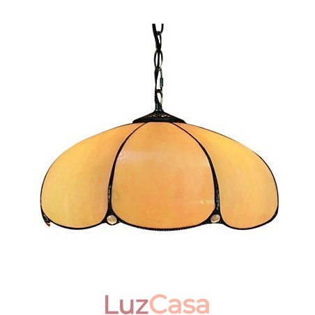 2 Luzes Pendentes Luzes Laranja