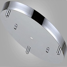 Luminária pendente redonda clássica moderna de futebol com 3 luzes