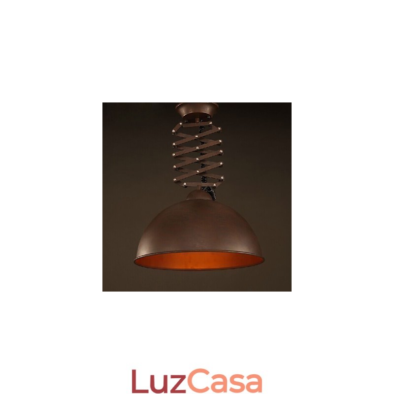 Abajur de ferro forjado preto flexível lustre industrial armazém café tampa abajur lustre