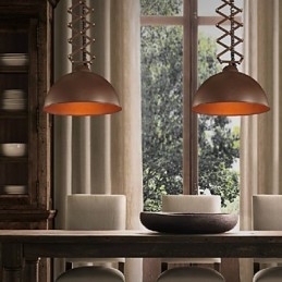 Abajur de ferro forjado preto flexível lustre industrial armazém café tampa abajur lustre
