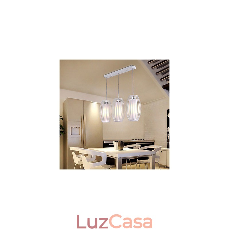 Luminárias pendentes modernas contemporâneas de metal