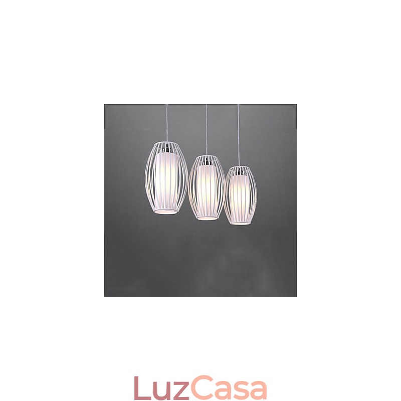 Luminárias pendentes modernas contemporâneas de metal
