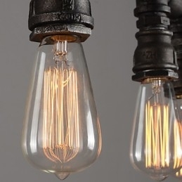 Luminárias pendentes estilo mini tradicional clássico metal