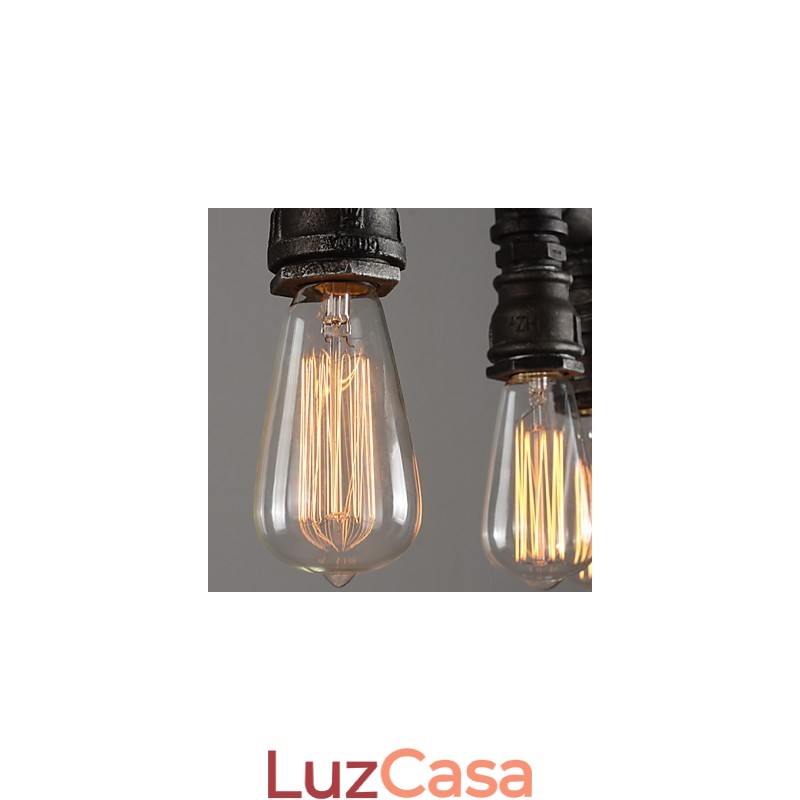 Luminárias pendentes estilo mini tradicional clássico metal