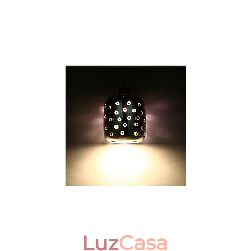 Mesa simples 3D Vidro Criativo Pendente