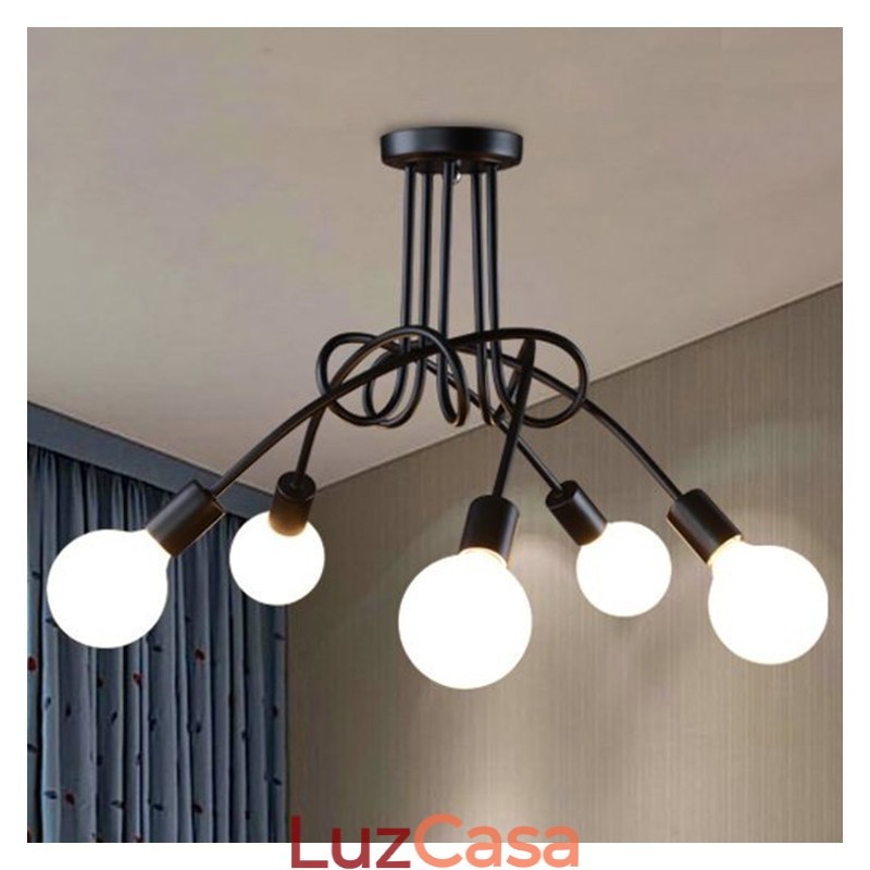 Luminárias pendentes modernas contemporâneas de metal