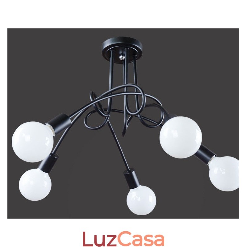 Luminárias pendentes modernas contemporâneas de metal