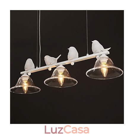 Luminária pendente de vidro moderna Luminária pendente simples Luminária pendente de café