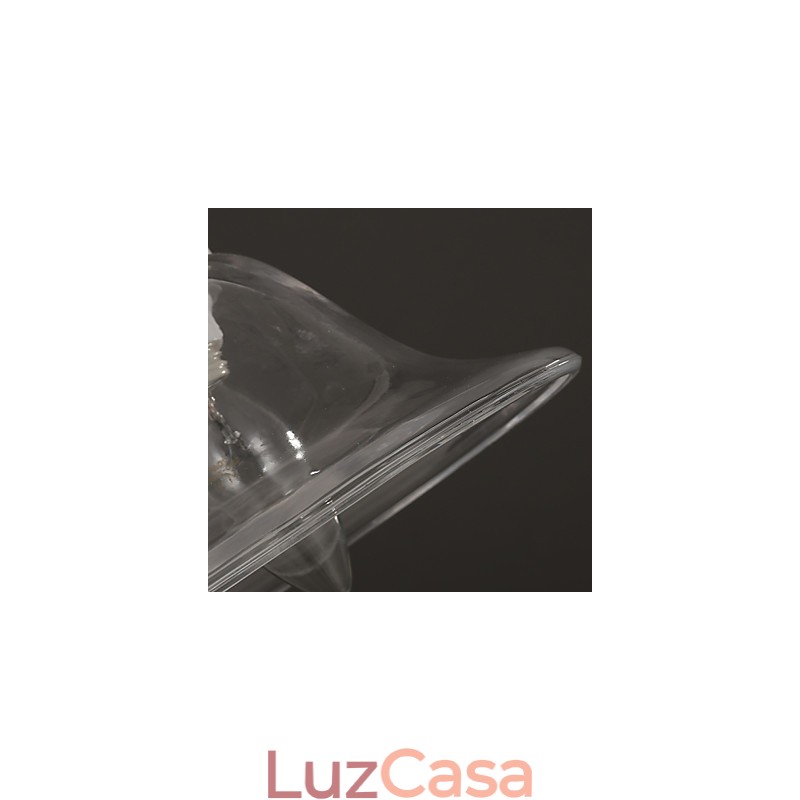 Luminária pendente de vidro moderna Luminária pendente simples Luminária pendente de café