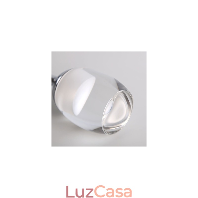 Luminária pendente moderna com 7 luzes, lâmpadas integradas e luz de escada incluída