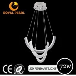 Luminária pendente moderna em acrílico com design contemporâneo