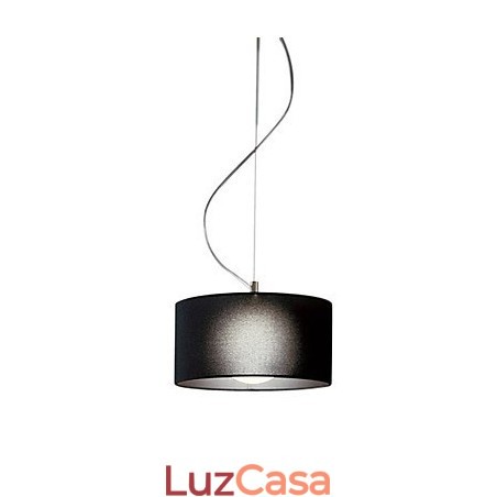 Luminária Pendente com Abajur Preto Luminária Pendente com Abajur Preto