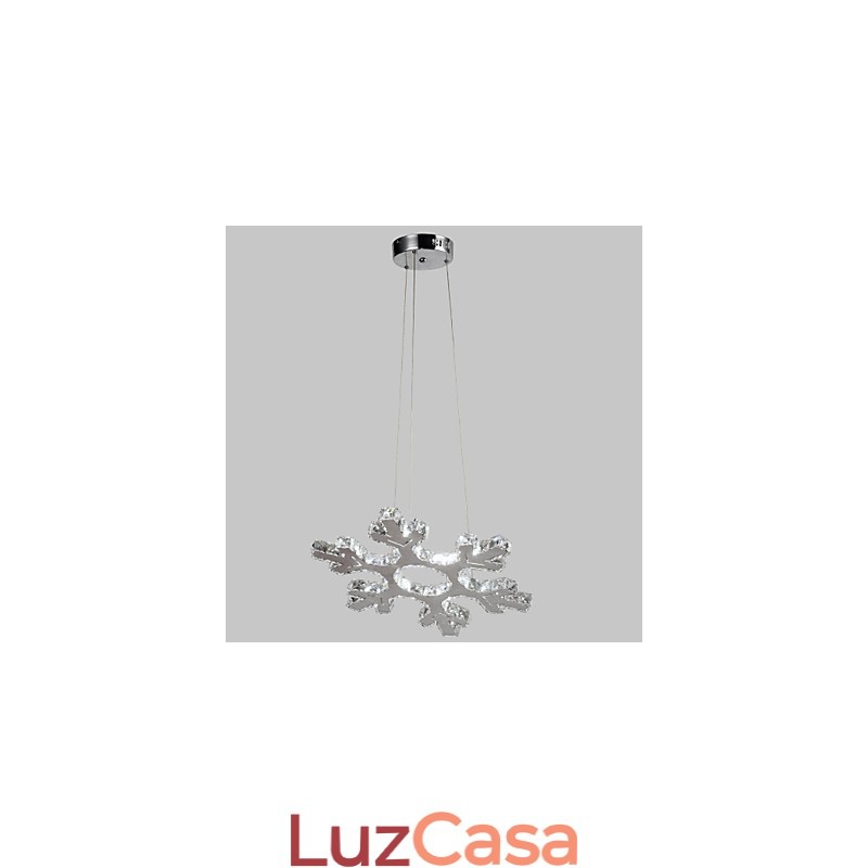 Lustre de Metal Cromado Clássico Tradicional
