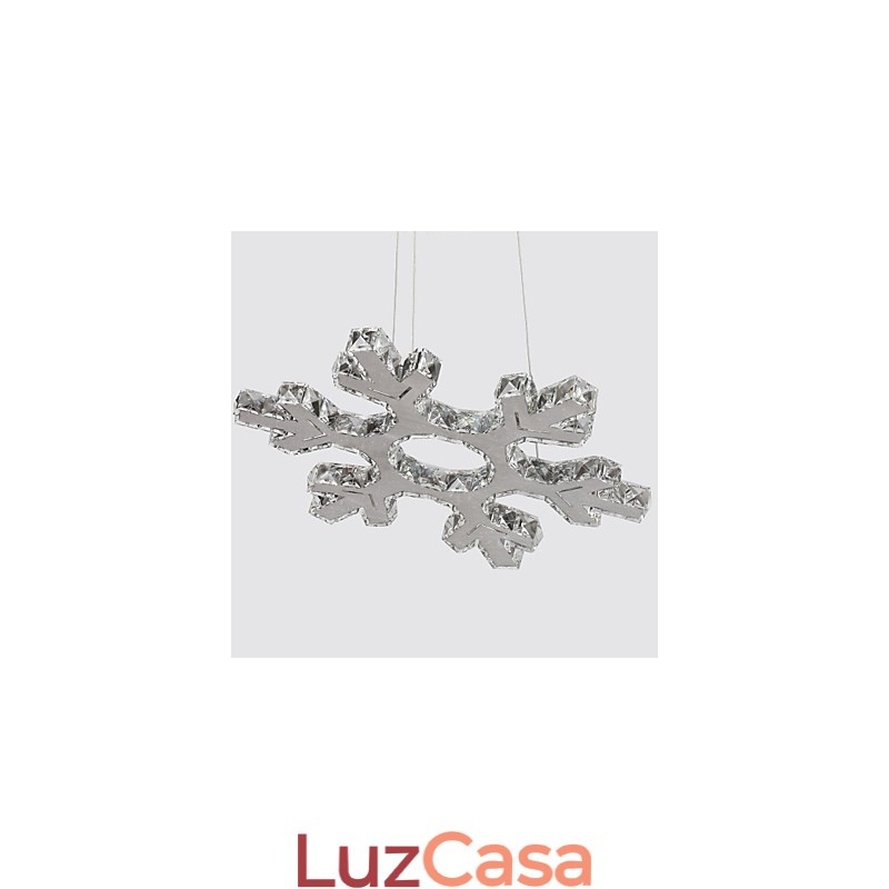 Lustre de Metal Cromado Clássico Tradicional