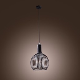Luminária pendente moderna contemporânea de cristal estilo mini galvanizada
