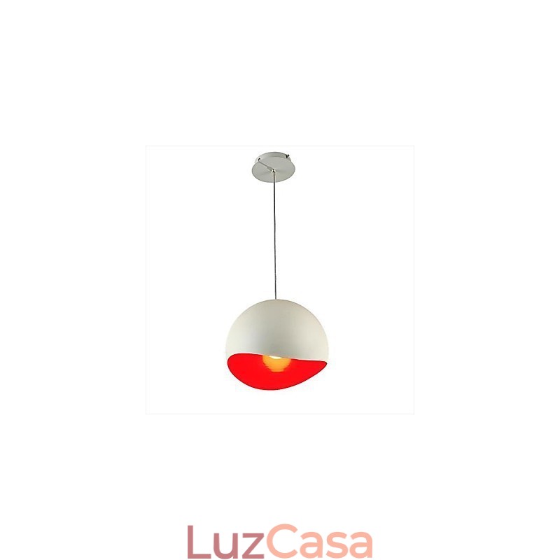Luminária pendente de metal contemporânea moderna