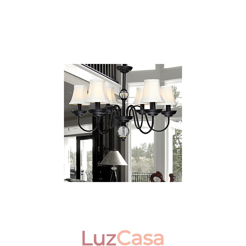 Lustre de Metal Contemporâneo Moderno
