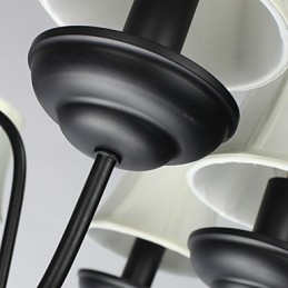 Lustre de Metal Contemporâneo Moderno