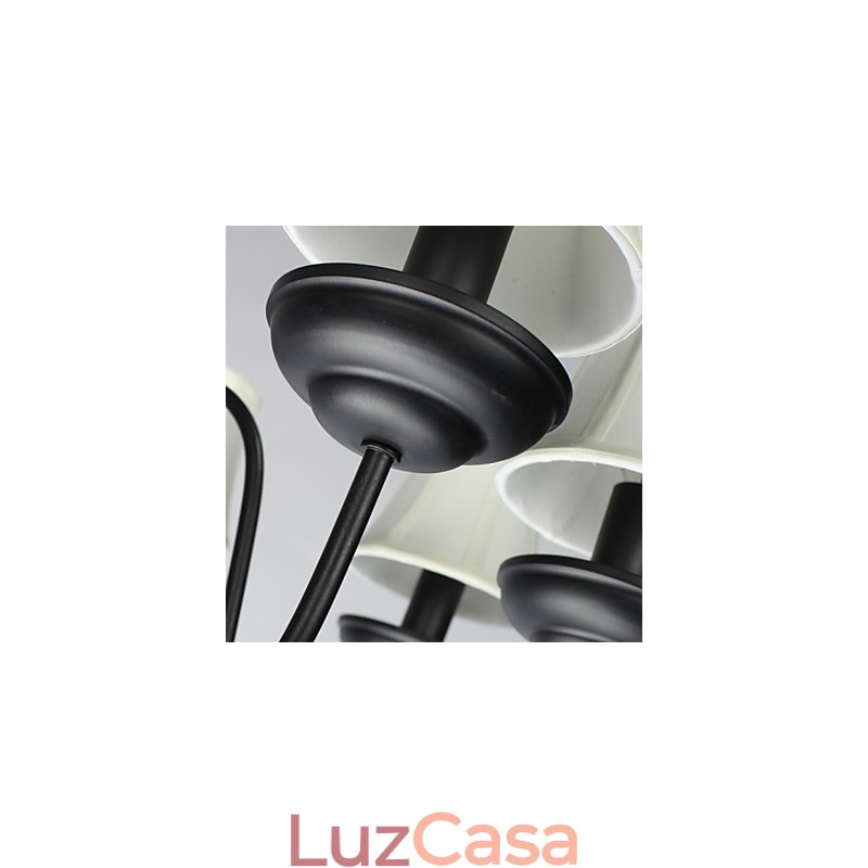 Lustre de Metal Contemporâneo Moderno