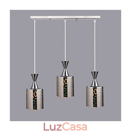 Dream Laser Gravação Cromado lâmpada 3 Reta