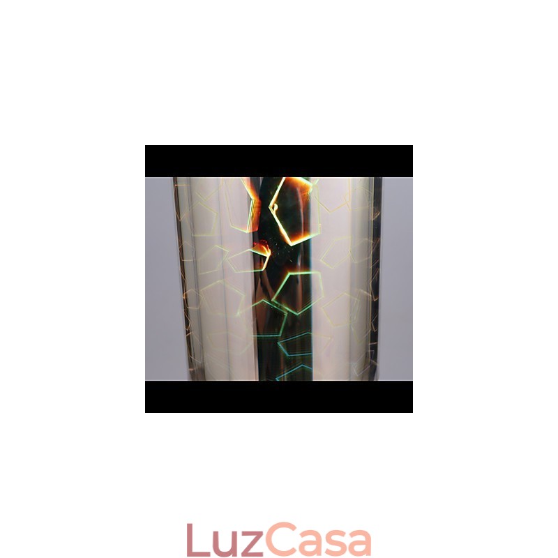 Dream Laser Gravação Cromado lâmpada 3 Reta